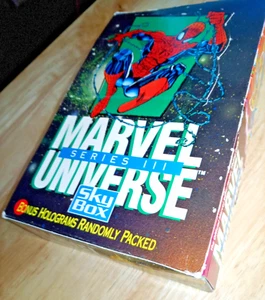 1992 Marvel Universe III💥Full Base Set 💥H-1,2,3 & 4 💥1 Sealed Pack💥Hobby Box - Picture 1 of 24