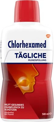 Tägliche Mundspülung, 500 ml für die tägliche Pflege und Reinigung mit Mundwasse - Bild 1 von 4