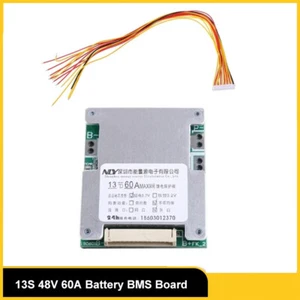 13S 48V 60A Battery BMS Board Module For Li-Ion Battery Protection Board +Cable - Picture 1 of 11