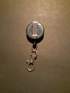 Retractable Reel Clip Badge with ID Card Holder - Picture 1 of 4