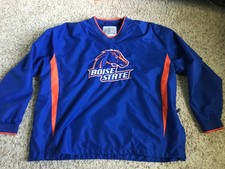 VTG Boise State University Broncos Windbreaker Champion Jacket Football XLarge