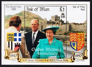 ISLE OF MAN . 1997 Golden Wedding Sheet (762) . Mint Never Hinged - Picture 1 of 1