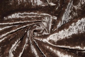 Crushed velvet marble champagne beige upholstery curtain cushion fabric - Picture 1 of 5