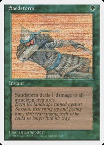 4 Sandstorm 4x x4 - LP - 4th Edition - SPARROW MAGIC - mtg - Picture 1 of 1