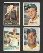1957 Topps Baseball Set Break "Off Condition" - Part 1: #1 to #209