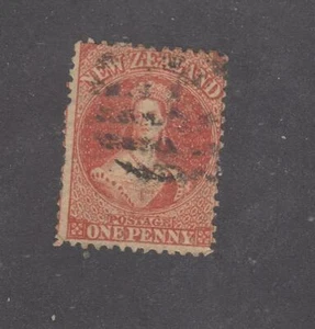 NEW ZEALAND # 16 1p CHALON QUEEN VICTORIA CAT VALUE $440 US - Picture 1 of 1