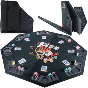Faltbare Poker Tischauflage für bis zu 8 Spieler -- Retourenware-- - Bild 1 von 3