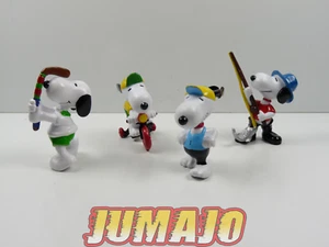 FIGZ (D) : Lot de 4 figurines "Snoopy" SCHLEICH 6cm : Snoopy Vélo + Course + Hoc - Imagen 1 de 7