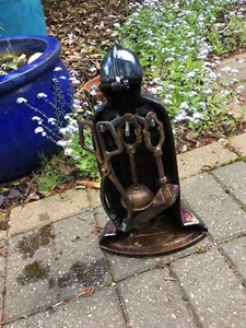 cast iron companion set. Very good condition Tools worn out, poker missing. - Picture 1 of 3