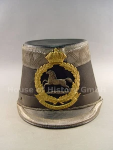 147302: Königreich Hannover Tschako / Käppi für Subalternoffiziere Fußartillerie - Bild 1 von 23