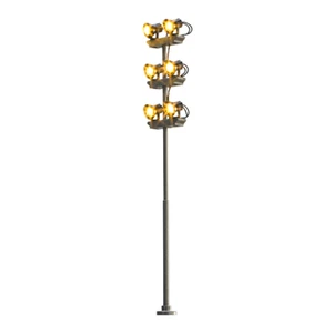 Lampadaire à 6 Projecteurs LED, 121mm - BRAWA 84110 - HO 1/87 - Imagen 1 de 2