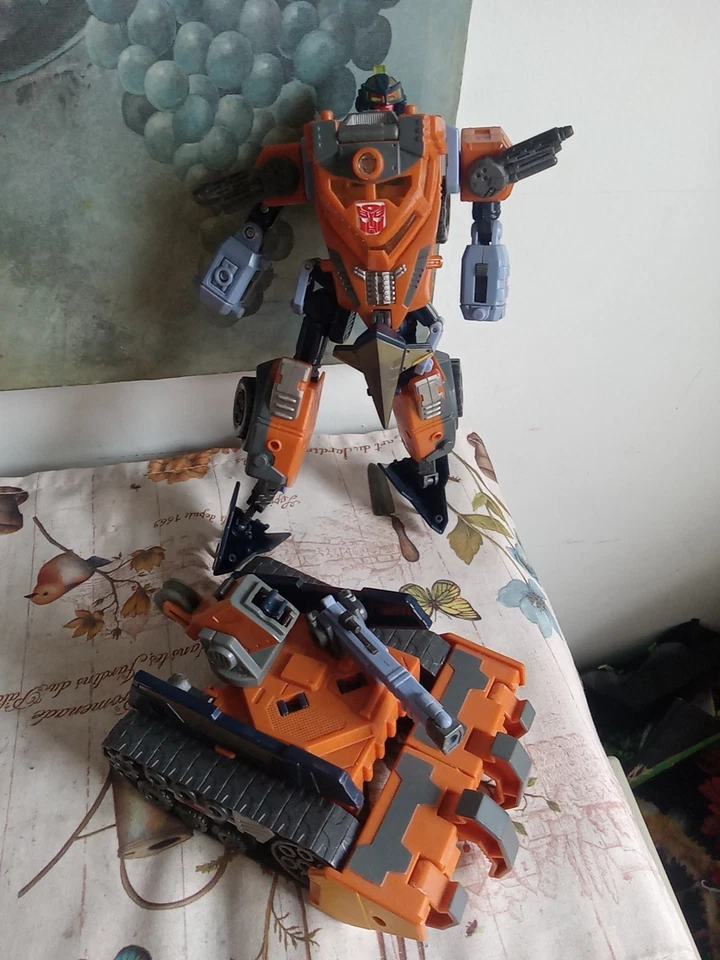 Hasbro Transformers Energon Class Ultra Landmine 90% Complete Powerlink Robot  - Image 1 of 4