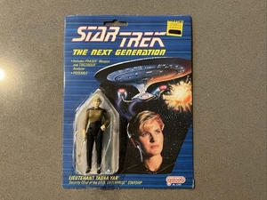 Vintage 1988 Galoob Star Trek The Next Generation Lt Tasha Yar Figure RARE - Picture 1 of 2
