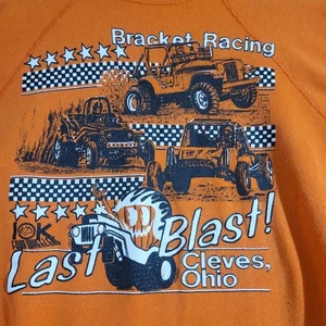 Vintage Racing Sweatshirt Last Blast Cleves, OH Bracket Mud Orange L Sweatshirt  - Bild 1 von 10