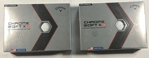 Callaway Chrome Soft X LS Golf Balls 2 Dozen Brand New In Box - Picture 1 of 5