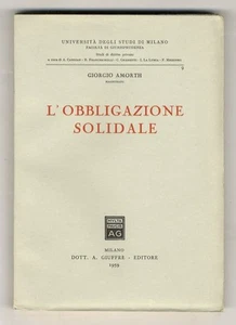 L'obbligazione solidale. - Bild 1 von 1