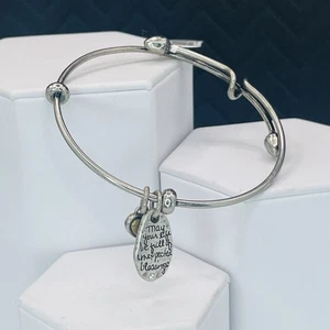 Brighton NWT "Blessings" Bracelet Antique Silver & Gold Tone Charms Dove Heart - Picture 1 of 6