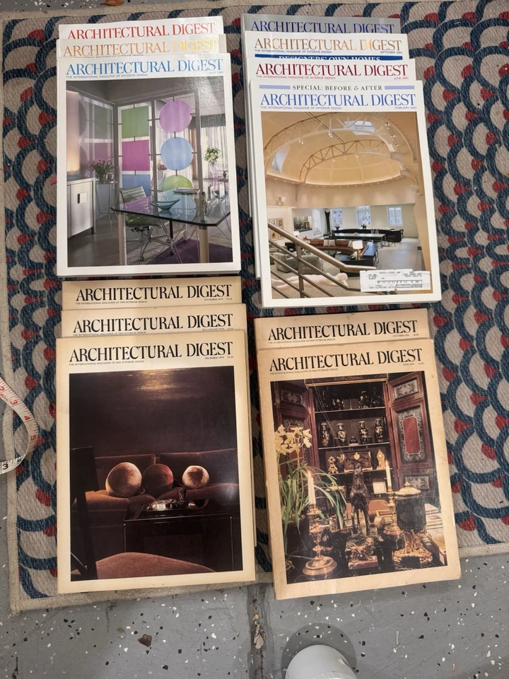 Architectural Digest Magazine Collection – 1970s to 2000s Mixed Lot - Image 1 of 4