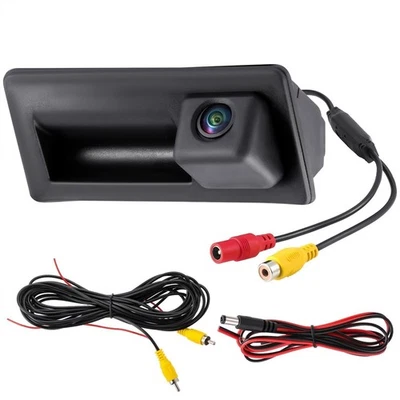 Car Trunk Handle Rear View Backup Parking Camera for Audi A4 A6 A8L S5 Q3 Q5 - Image 1 of 4