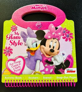 Disney's Minnie Mouse Stencil Activity Purse My Glam Style Activity Book - Picture 1 of 7