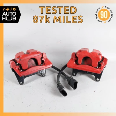 Bentley Continental GT GTC Rear Left & Right Brake Caliper w/ Actuator Set OEM - Image 1 of 4