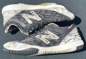 New Balance 4040 Mens Turf Shoes Black/Gray/White T4040BK5 Camo Size 8.5M = 10 W - Picture 1 of 6
