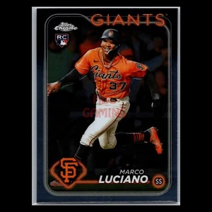 Marco Luciano RC 2024 Topps Chrome San Francisco Giants Rookie Card #210 - Picture 1 of 2
