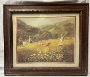 De colección Thru God's Grace 1981 Enmarcado Estampado Firmado Bettie Felder - Imagen 1 de 6