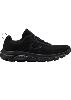 New women size 5 Under Armour Charged Assert 8. Black. Running sneakers. - Image 1 of 4