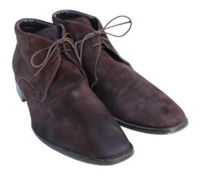 To Boot New York Adam Derrick Brown Suede Leather Ankle Desert Boots SZ 11 - Picture 1 of 10