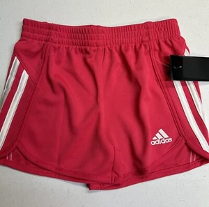 Adidas Little Girls Pink Shorts Size 4 NWT - Picture 1 of 1