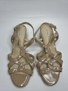 alex marie shoes Tan Straps Size 9 - Picture 1 of 3