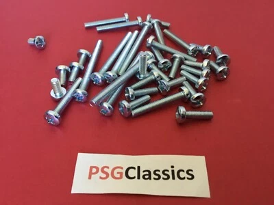 M4 M5 M6 Philips Pan Head Machine Bolts Screws BZP Metric Coarse Threaded Zinc