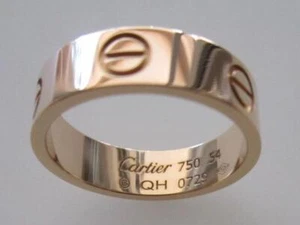 Auténtico Cartier 18K. Banda LOVE de oro rosa, talla 54-6,75 - Imagen 1 de 1