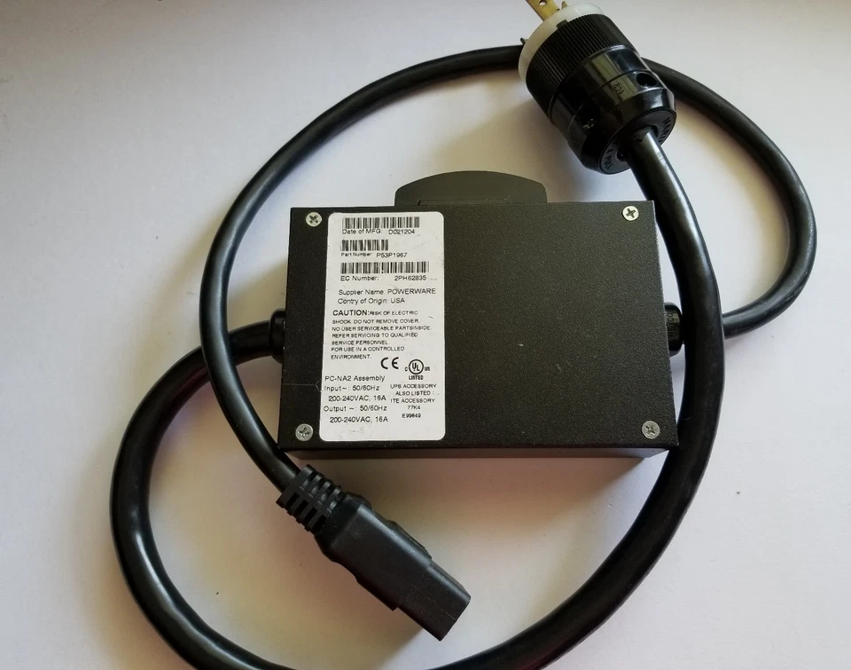 INTERRUPTOR DE ENTRADA/SALIDA POWERWARE P53P1967, USADO -ENVÍO GRATUITO- Foto 1 de 1