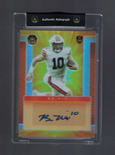 2021 Super Glow Sports I1st Ever Auto Orange Refractor #99/100 Bo Nix Ducks