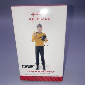 Star Trek legends Lieutenant Sulu Hallmark figure 2014 new - Picture 1 of 4