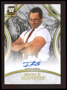 2018 Topps Legends Of WWE Irwin R. Schyster Auto #50/199 IRS Autograph A-IR - Picture 1 of 2