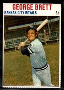 1979 HOSTESS SET BASEBALL KANSAS CITY ROYALS GEORGE BRETT HOF #68 ODD-BALL VG-EX