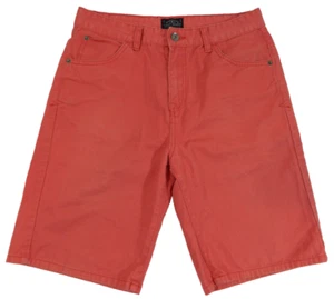 Lucky Brand Florida Red Denim Bermuda Shorts Tag 20 Boy's measured Size 29 - Picture 1 of 3