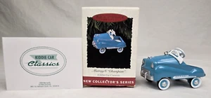 Hallmark Murray Champion Pedal Car Ornament 2 7/8" Long Mint In Original Box - Picture 1 of 20