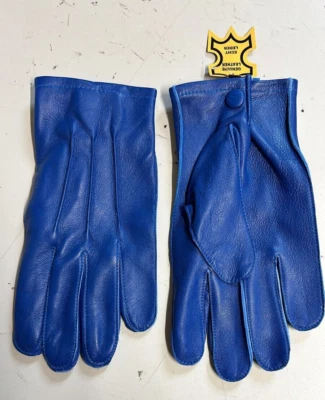 Guantes de vestir de cuero para hombre, guantes de conducción, hechos con cuero genuino de piel de oveja Foto 1 de 4