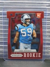 2012 Panini Prizm Luke Kuechly Red Die-Cut Prizm SP Rookie RC #279 Panthers (A)