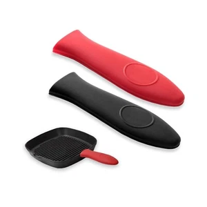 Silicone Hot Handle Holder Rubber Pot Handle Cover Heat Resistant for Frying Pan - Picture 1 of 19