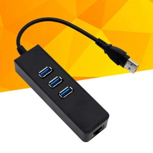 USB 3.0 Hub 10/1000Mbps Gigabit Ethernet Adapter USB to Lan Network Super - Picture 1 of 11