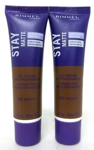 Rimmel London - Stay Matte Foundation - 603 Chocolate (2-PACK) - Picture 1 of 2