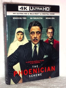 The Phoenician Scheme (4K/Blu-ray, 2025) NE Benicio Del Toro Wes Anderson comedy - Picture 1 of 6