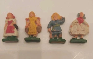 Tastee Freeze Werbe Persönlichkeit Puppen Blizzard Figuren 50er Jahre 4er Set selten - Bild 1 von 5