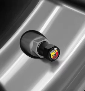 4x Metal valve caps Abarth Accessories scorpion Dust caps - Picture 1 of 1