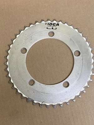 Corrente Tioga 110bcd CD 43T vintage BMX freestyle GT04989 - Imagem 1 de 4